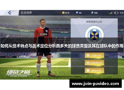 如何从技术特点与战术定位分析西多夫的球员类型及其在球队中的作用 如何从技术特点与战术定位分析西多夫的球员类型及其在球队中的作用